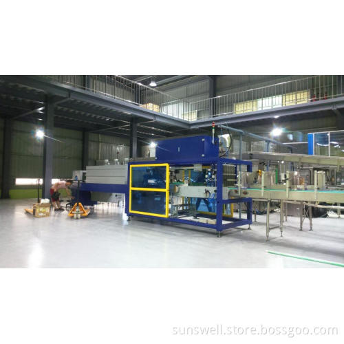 Half Tray Automatic PE Film Shrink Wrapping Machine